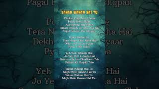 Download lagu Yahan Wahan Hai Tu (lyrics)#mostpopular #asthetic #trending #trendingshorts #youtubeshorts mp3
