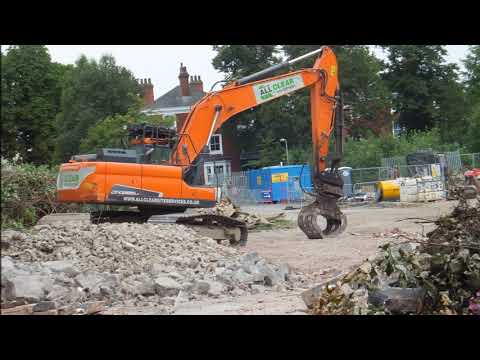 Clayton Hospital Demolition, Wakefield. Slideshow..No.1...July 27, 2021