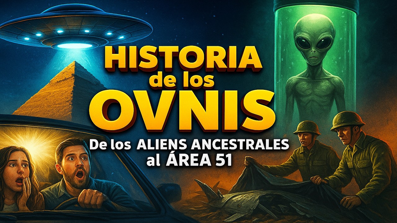 DOCUMENTAL de OVNIS 🛸 Su HISTORIA por orden: Avistamientos, el Caso Roswell, el Área 51... 👽