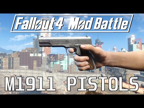 11 M1911 Pistol Mods for Fallout 4  - Mod Battle