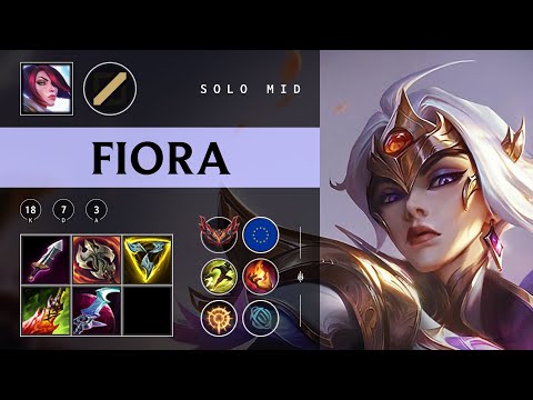 Fiora Mid vs Yone - EUW Grandmaster Patch 25.24