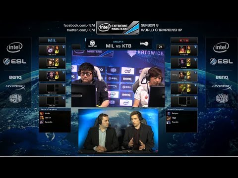 Millenium vs KT Rolster Bullets | IEM Katowice WC LOL 2014 Group A Round 1 | MIL vs KTB