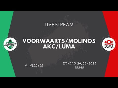 🎥 LIVESTREAM| Voorwaarts/Molinos A - AKC/Luma A