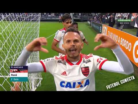 Flamengo 3 x 0 Corinthians Gols e Melhores Momentos HD Brasileirão 05/10/2018