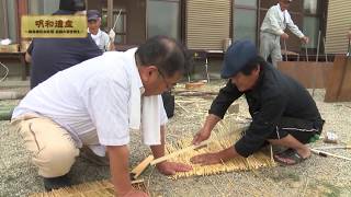 明和遺産 津島神社お社塔 屋根の葺き替え