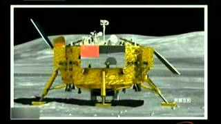 China's lunar rover vehicle take photos of each other on moon