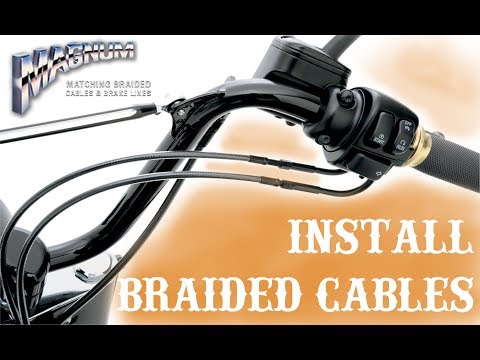 You want Braided Cables and Brake Lines on your Harley?? Start here!!!!