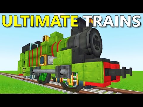10 Mind-Blowing Trains Made With Create Mod (Minecraft Mods)