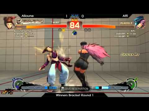 Scan USF4 Invitational: Alioune (Juri) vs Affi (Poison/DeeJay)