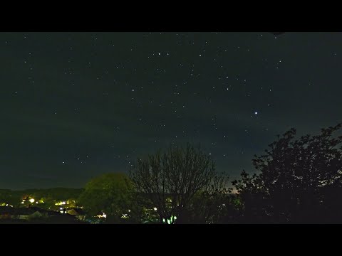 Time Lapse Night Sky Over Devon 4K - May 2, 2024