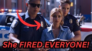 The police underestimated her, thinking she was ordinary, but the next day she FIRED 40 people!