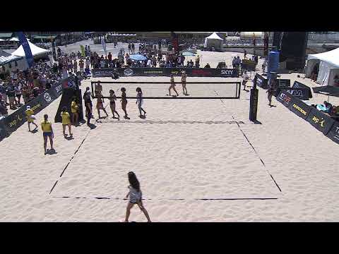 AVP Hermosa 2022 | Hughes/Kolinske vs. Hildreth/Hodel | Court 1 | Pro Series