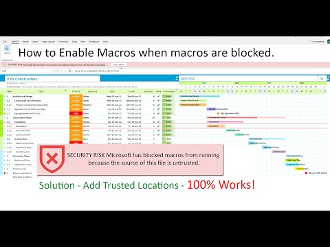 Microsoft has blocked macros 😱 Here's How to Fix It FAST!  ✅ Add Trusted Locations in Excel