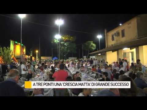 A Tre Ponti una 'Crescia Matta' di grande successo