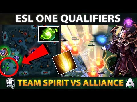 TSpirit vs Alliance MATCH OF THE DAY! Refresher + Cataclysm Combo Enough To Defend Megacreeps?!