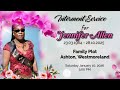 Interment Service for Jennifer Campbell-Allen