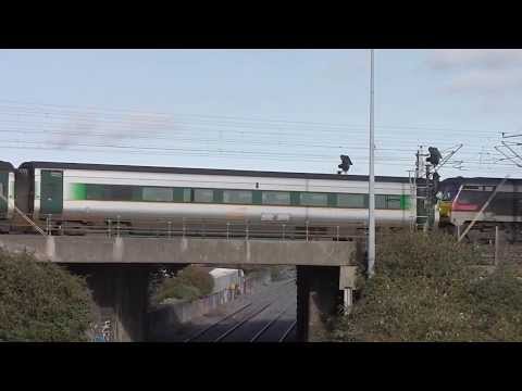 Irish Rail class 201 (233) + Enterprise - Ossory Road, Dublin