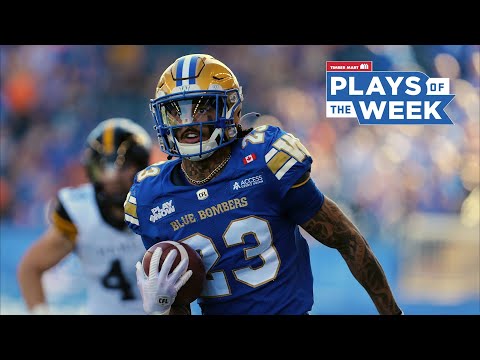 CFL Plays of the Week - Week 17, 2025