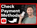 How To Check Payment Methods In YouTube