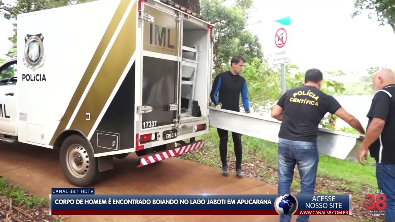 CORPO DE HOMEM É ENCONTRADO BOIANDO NO LAGO JABOTI EM APUCARANA