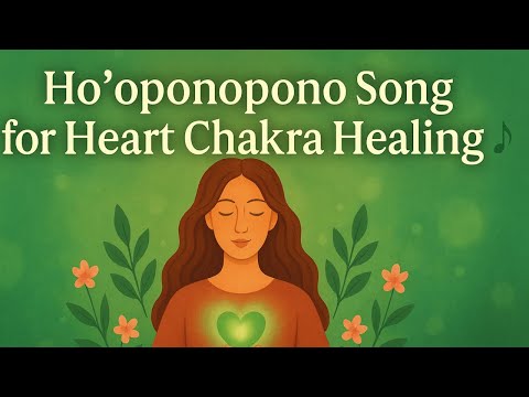 Ho’oponopono Song for Heart Chakra Healing  I’m Sorry, Please Forgive Me, Thank You, I Love You