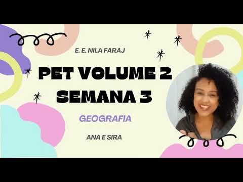 Minas Gerais. Pet Volume 2. Semana 3: Geografia. 5º ano.