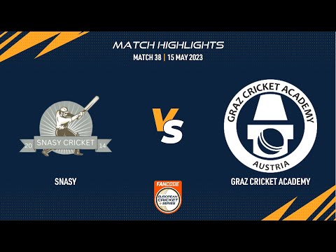 Match 38 - SNA vs GCA | Highlights | FanCode ECS Austria | 15 May 2023 | ECS23.334