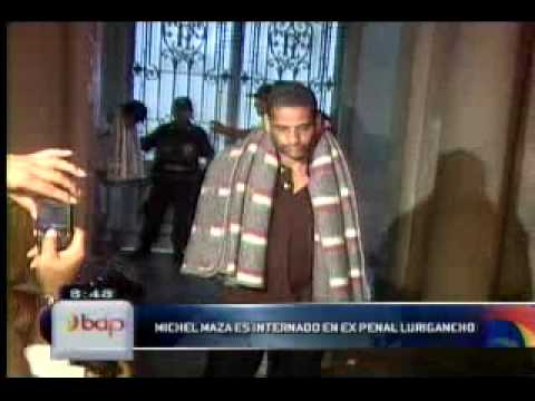 Michel Maza pasó su primera noche en penal San Pedro