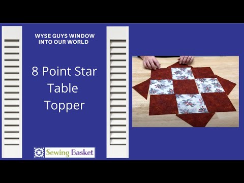 8 Point Star Table Topper