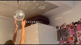 a tiny october vlog ! + midnights album react