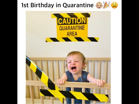 Baby's First Birthday In Quarantine 😭😍