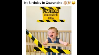 Baby&#39;s First Birthday In Quarantine 😭😍