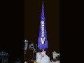 Happy Birthday V On Burj Khalifa BTS V B Day Shorts Bts V Youtubeshorts