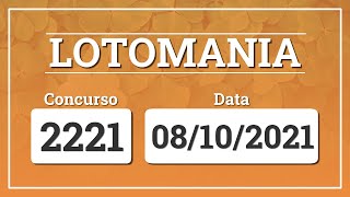 Capa de LOTOMANIA 2221