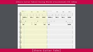 [Share Guitar Tabs] Closing Words (Insomnium) HD 1080p