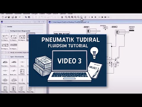 Grundlagen Pneumatik |Video 3| Ganzer Schaltplan DIN EN 81346| FLUIDSIM Tutorial