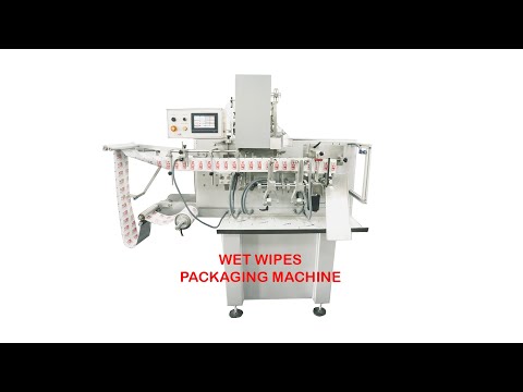 Wet wipes packaging machine