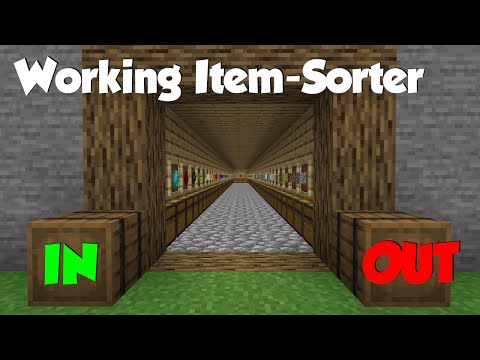 How to build an ITEM SORTER! [Minecraft]
