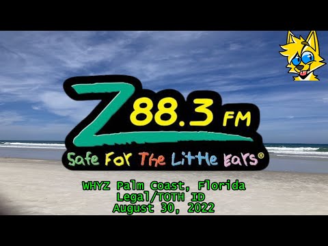 Z88.3 | WHYZ Palm Coast, FL Legal/TOTH ID (8/30/22)