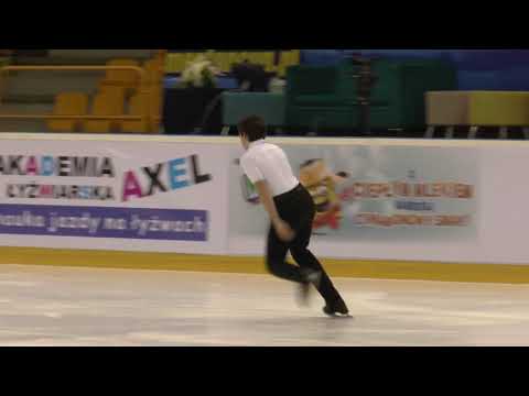 2 Linus MAGER   GER   Novice Boys SP   Mentor Torun Cup 2019