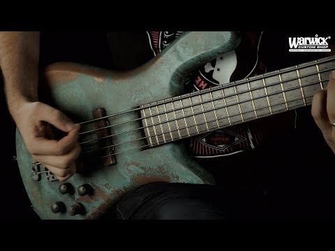 Warwick Custom Shop Masterbuilt - Streamer Stage I 5-String - Oxidized Copper Finish #18-3963