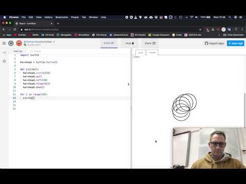 Learning Python Using Repl It Pt 5 Making Patterns