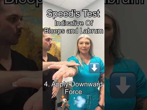 How To Do Speed’s Test: Evaluate Biceps And Labrum #shorts #shoulder #biceps