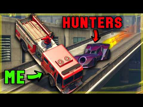 4 VS 1 GTA V MANHUNT