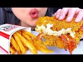 ASMR MUKBANG KFC Double Down Fried Chicken Sandwich Eating Sounds ASMR Phan