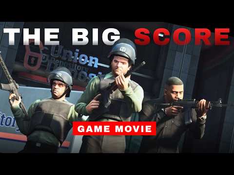 GTA 5:  THE BIG SCORE (Gold Heist) Mission | EPIC Cinematic Short Film