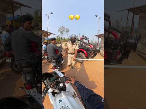 Police v/s Rider 🥲 #police #rider #sad #foryou #bikelife #shorts #ktm