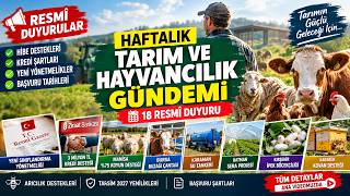 Haftalık Tarım Gündemi: Yeni Hayvancılık Yönetmeliği, İl Bazlı Destekler ve TARS