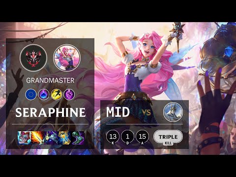 Seraphine Mid vs Galio - EUW Grandmaster Patch 10.23