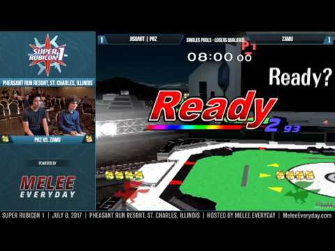 Super Rubicon 1 - Jisuart | PRZ (Green Fox) vs. Zamu (Fox) - SSBM - Pools L. Qualifier